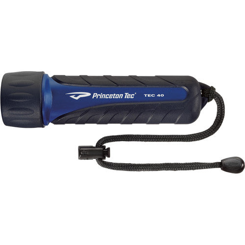 Princeton Tec TEC40 Handheld 28 Lumen Scuba Diving Light with Lanyard