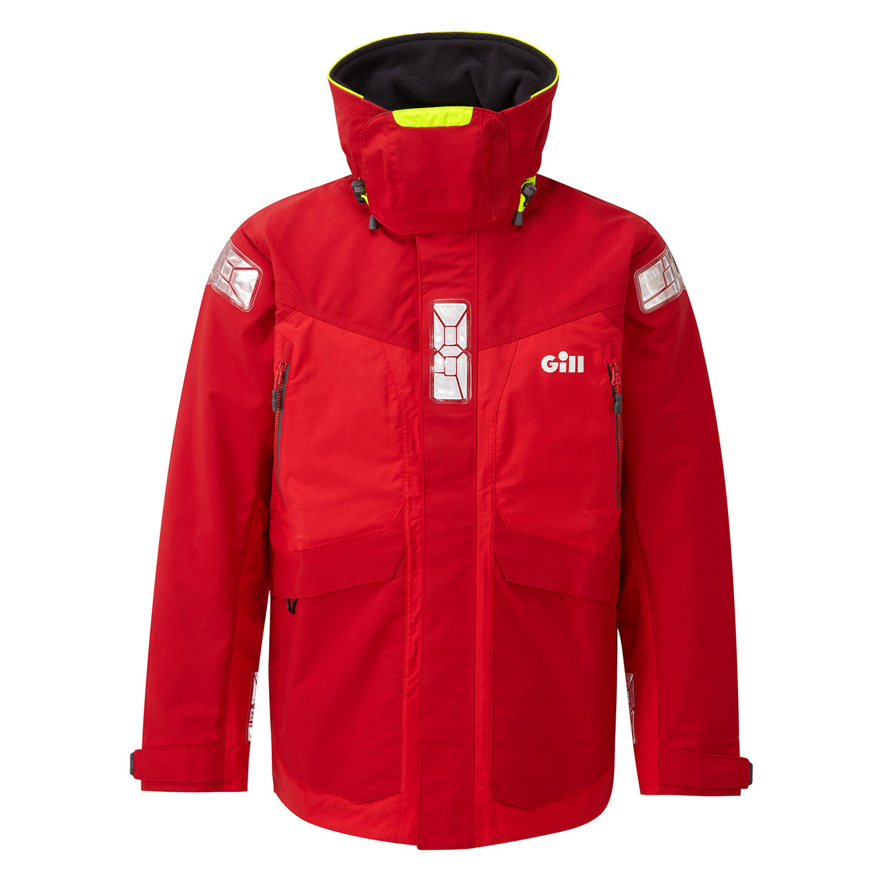 Gill OS2 Offshore Men's RED Boating, Diving, Sailing Jacket - Sustainable Edit Series