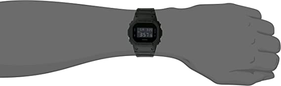 Casio G-SHOCK 5600 Series a Digital Watch in Matte Black