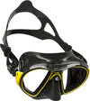 Cressi Air Black Silicone Skirt Two Lens Mask for Scuba Diving Spearfishing