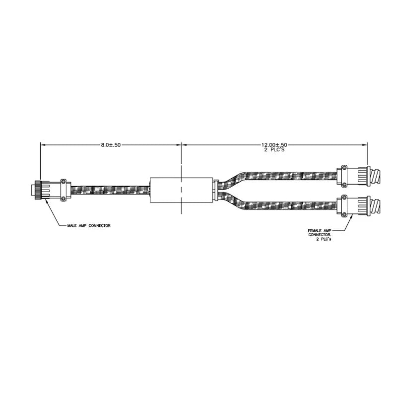 OTS Adaptor Y-Splitter for MK-7 (2 Comropes to 1 Diver Port)