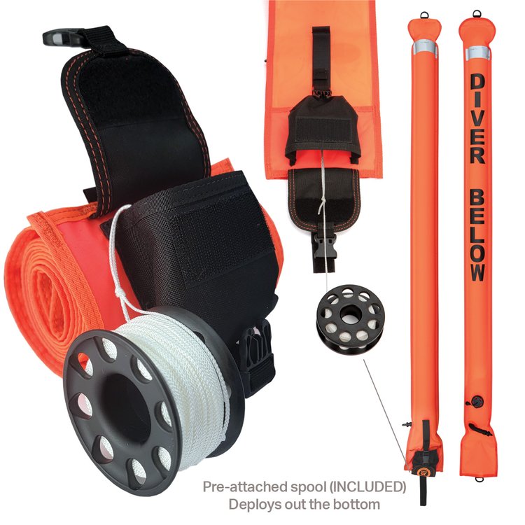 XS Scuba “Quick Launch” Marker Buoy SMB