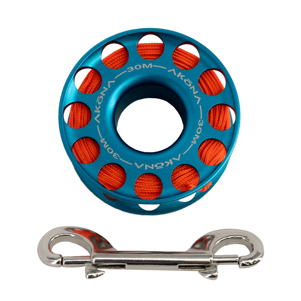 Akona Aluminum Finger Spool with Double Ended Snap Bolt