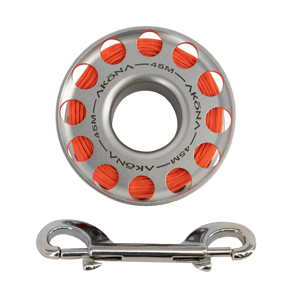 Akona Aluminum Finger Spool with Double Ended Snap Bolt