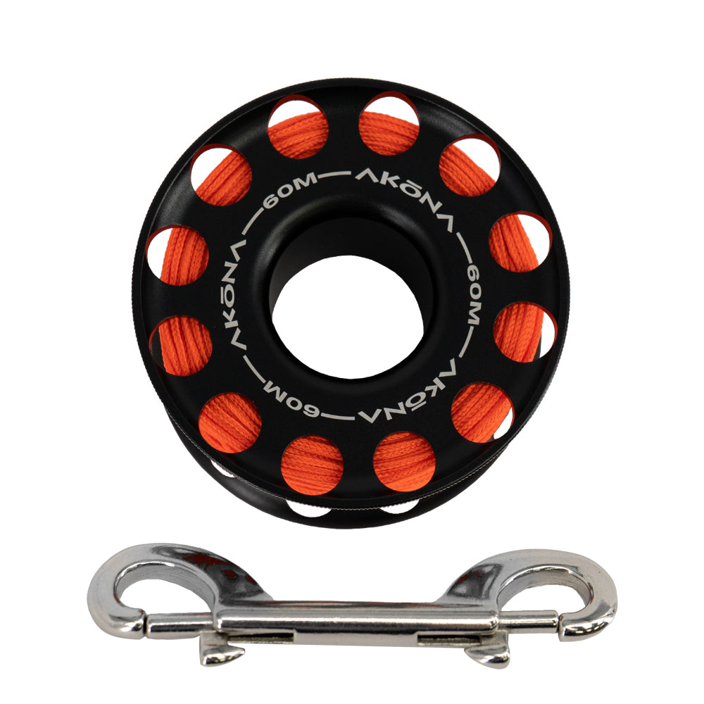 Akona Aluminum Finger Spool with Double Ended Snap Bolt
