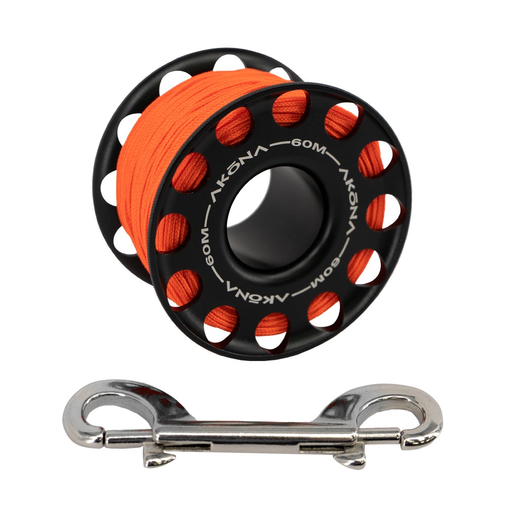 Akona Aluminum Finger Spool with Double Ended Snap Bolt