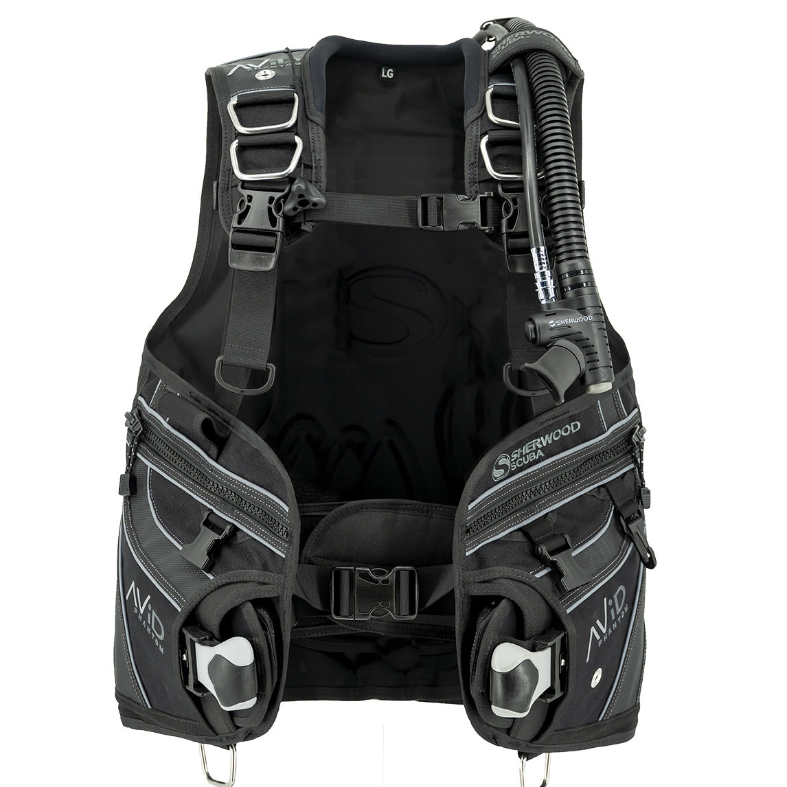 Sherwood Avid Phantom CQR-3 Scuba Diving BC/BCD Weight Integrated Buoyancy Compensators