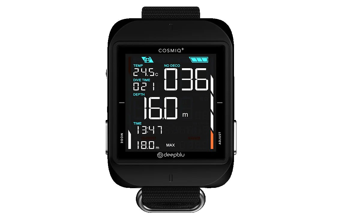 Deepblu Cosmiq+ Dive Computer Scuba Diving Wrist Mount Computer