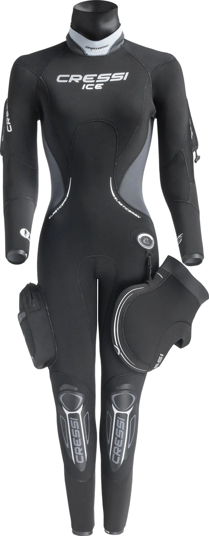 Cressi 7mm Womens Ice Full Wetsuit w/ Hood