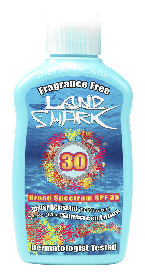 Land Shark SPF 30 Original Formula Sunscreen Lotion 4oz.