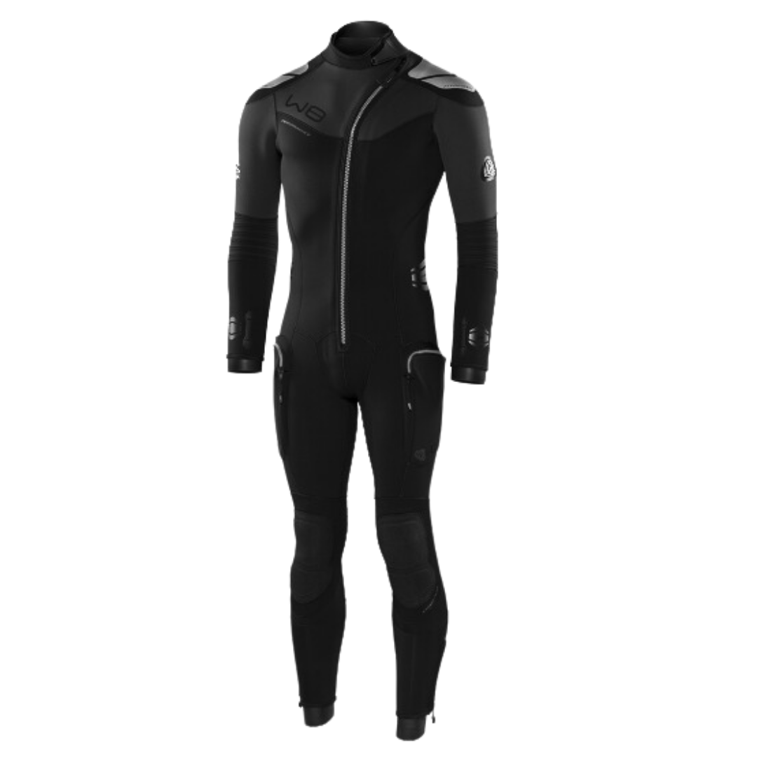 Waterproof 7mm Men's W8 Front Zip Wetsuit for Scuba Diving House of Scuba