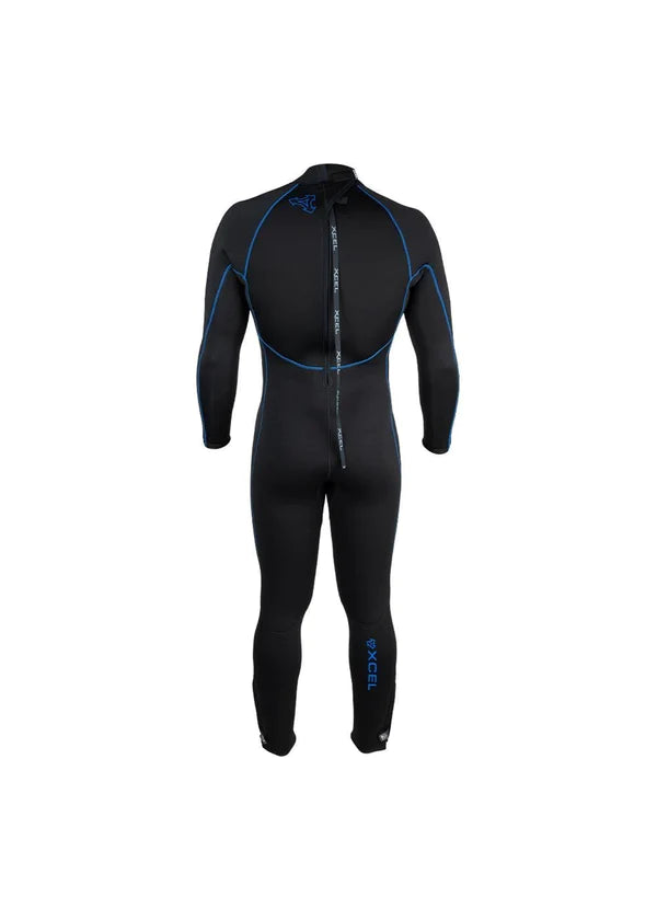XCEL 7/6mm Hydroflex Men's Full Wetsuit for Scuba Diving