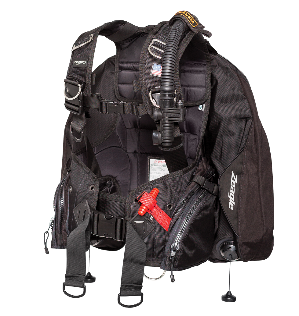 Zeagle Ranger Rugged Rear Bladder BCD BC w/ Rip Cord System