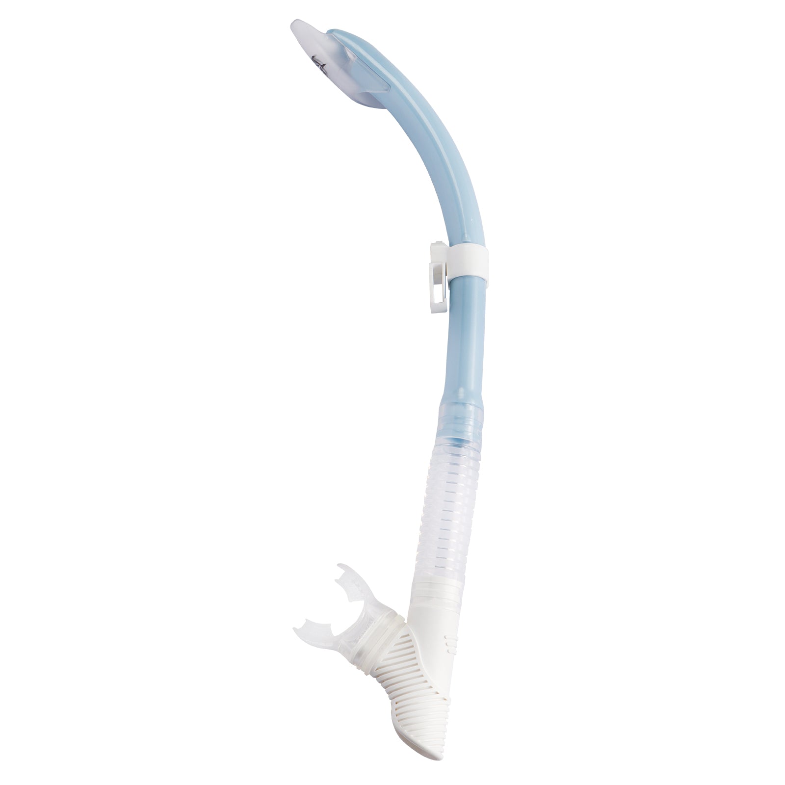 IST SN60 Semi Dry Top Snorkel with Purge and Splash Guard for Scuba Diving and Snorkeling