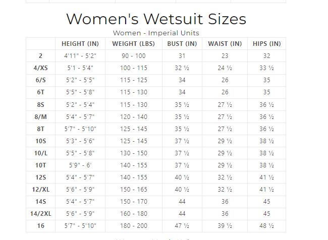 XCEL 8/7/6mm Thermoflex Womens Full Wetsuit for Scuba Diving