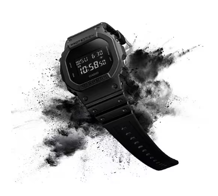 Casio G-SHOCK 5600 Series a Digital Watch in Matte Black