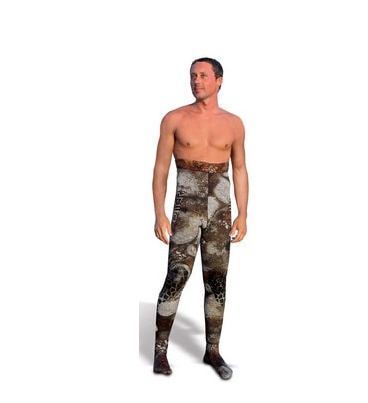 OMER 3mm Mens Camo 3D Compressed Freediving Wetsuit Pieces