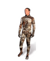 OMER 5mm Camo 3D Mens Compressed Neoprene Freediving & Spearfishing 2Piece Wetsuits - Top and Bottom