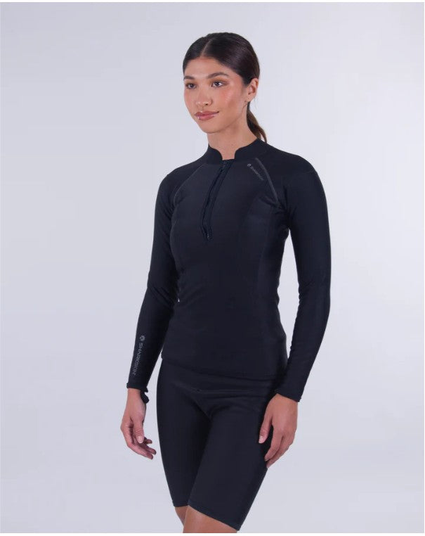 Sharkskin Womens Chillproof 2025 Long Sleeve Chest Zip Top