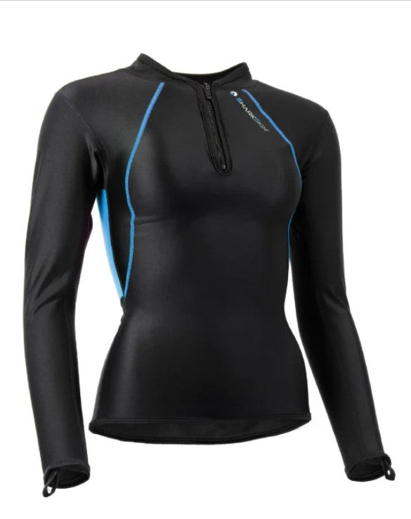 Sharkskin Womens Chillproof 2025 Long Sleeve Chest Zip Top