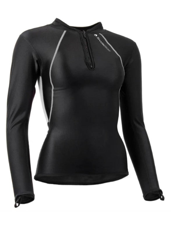 Sharkskin Womens Chillproof 2025 Long Sleeve Chest Zip Top