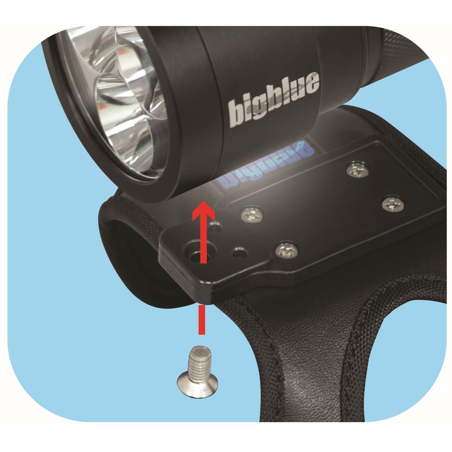 BigBlue 2900 Lumen Wide Beam + 1000 Lumen Spot Beam Dive Light