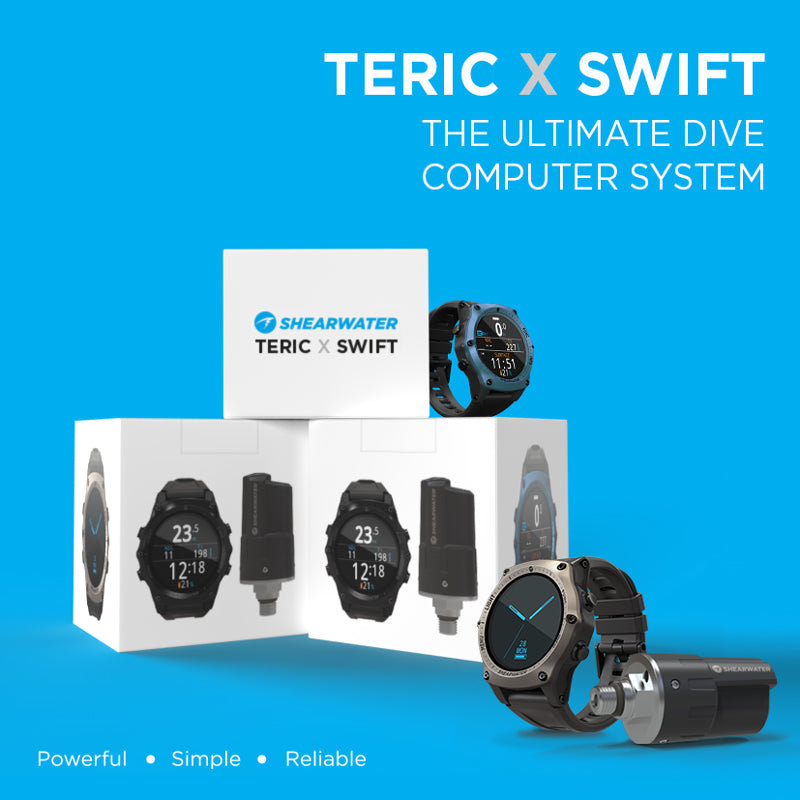 Shearwater Research Teric Wrist Scuba Dive Computer With Swift Transmitter