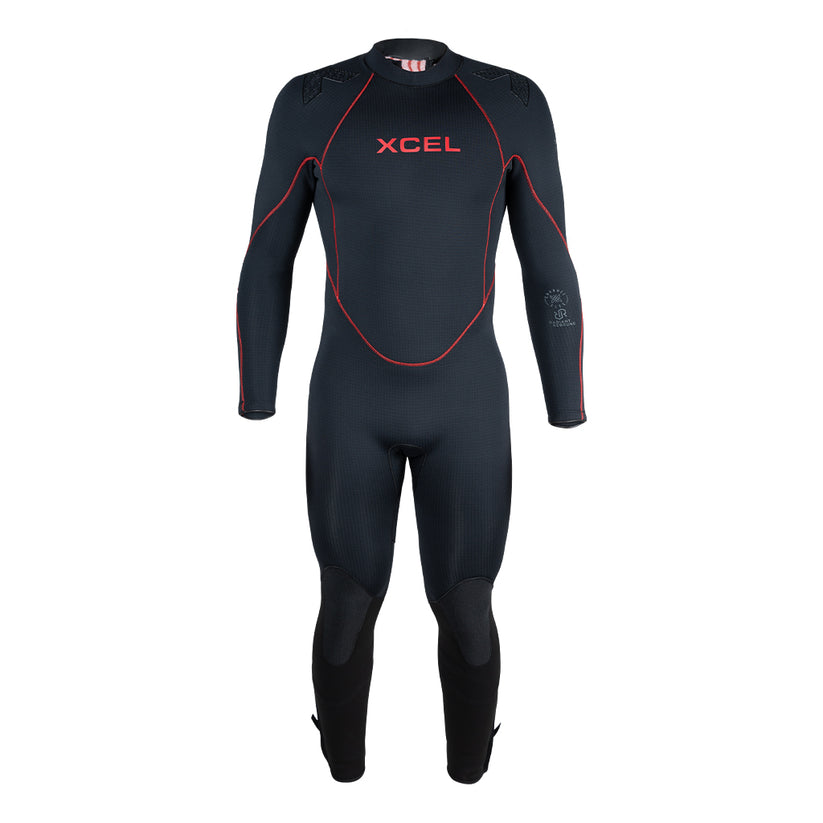 XCEL 7/6mm Thermoflex Men's Full Wetsuit for Scuba Diving
