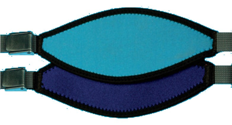 Padded Mask Strap with Click Stop Buckle Closure