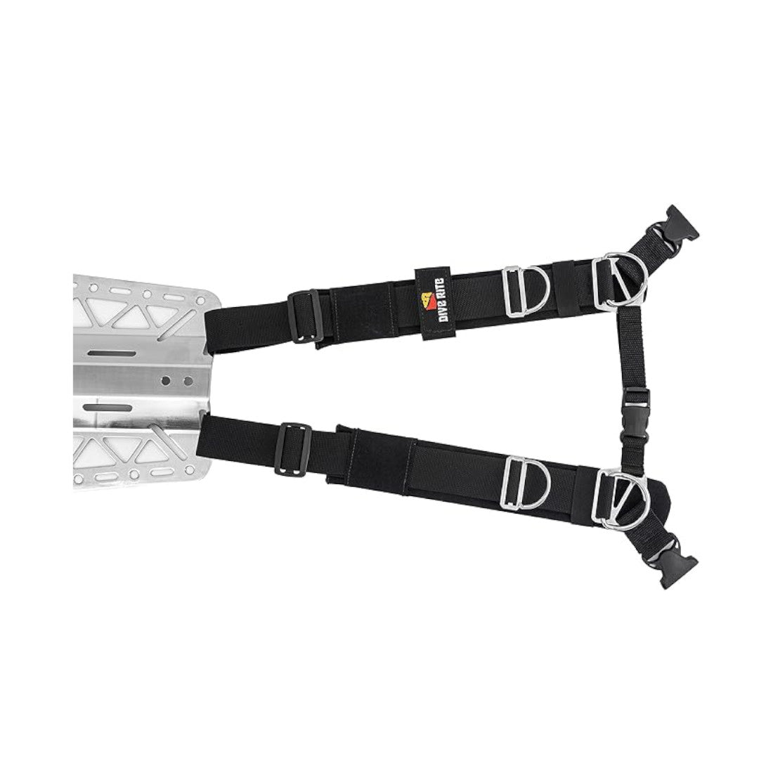 Dive Rite Transplate Harness with Stainless Steel Hardware for Scuba D