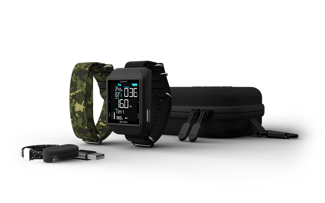 Deepblu Cosmiq+ Dive Computer Scuba Diving Wrist Mount Computer