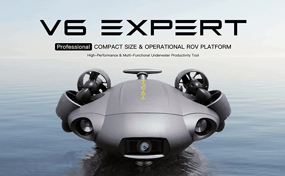 QYSEA FIFISH V6 EXPERT Professional Underwater Drone Package
