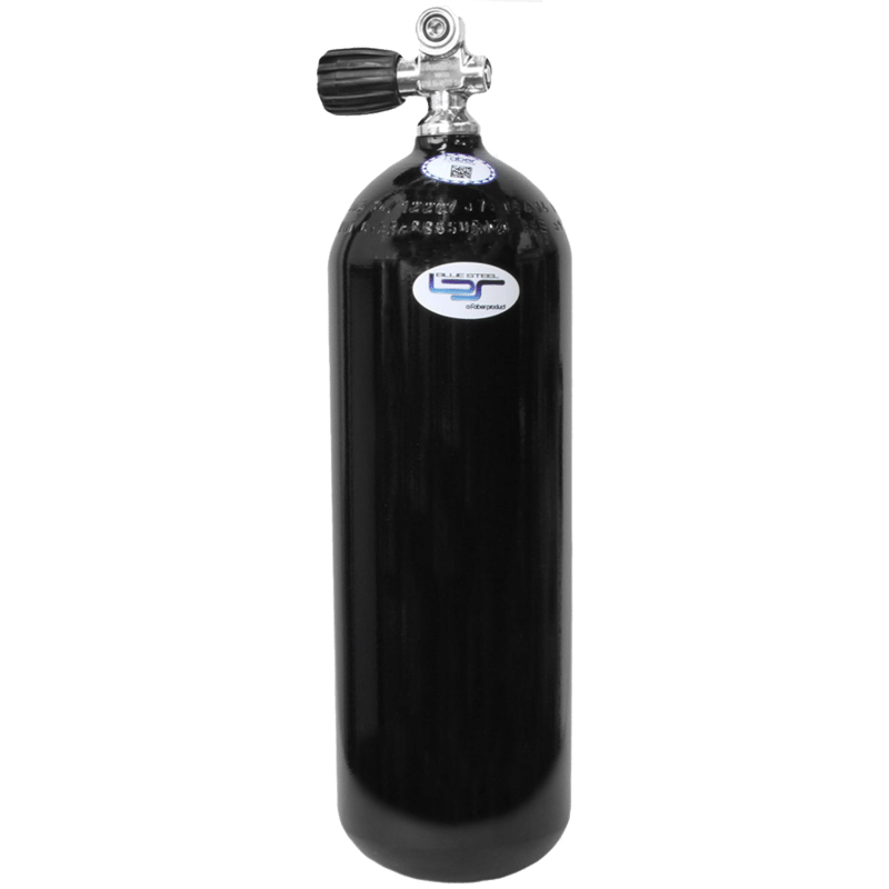 Faber FX Series 40 cu ft, 5L High Pressure Steel Tank F-X Din/Yoke 3442 psi