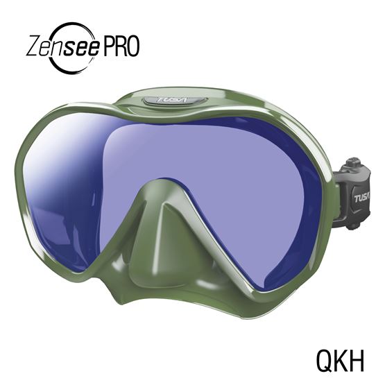 Tusa ZenSee Pro Single Lens Scuba Diving Mask w/Anti-Reflective, UV 420 Lens Treatment