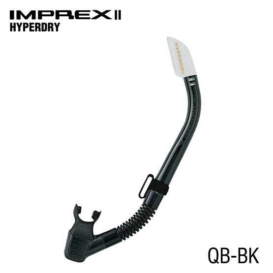 Tusa Imprex II Hyperdry Snorkel with Purge and Crystal Silicone Flex Neck