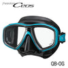 Tusa Freedom Ceos Low Volume Two Window Scuba Diving Mask- Optional Prescription Lens Available
