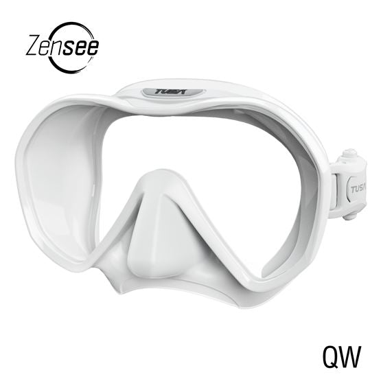Tusa ZenSee Single Lens Scuba Diving Mask Frameless with Panoramic View