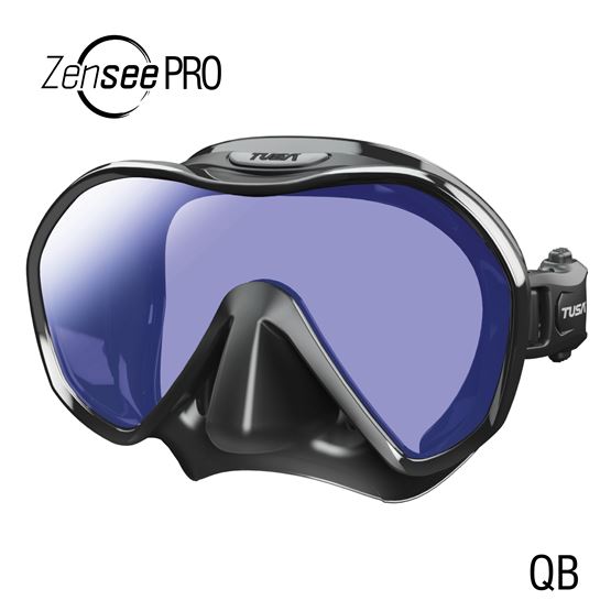 Tusa ZenSee Pro Single Lens Scuba Diving Mask w/Anti-Reflective, UV 420 Lens Treatment