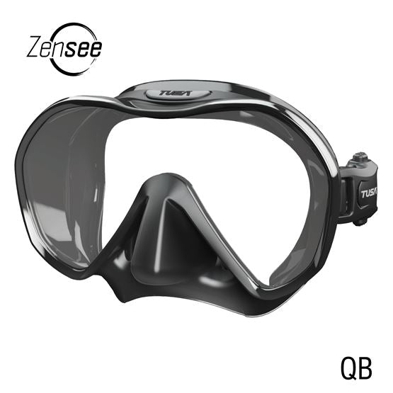 Tusa ZenSee Single Lens Scuba Diving Mask Frameless with Panoramic View