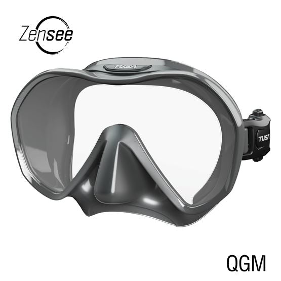 Tusa ZenSee Single Lens Scuba Diving Mask Frameless with Panoramic View