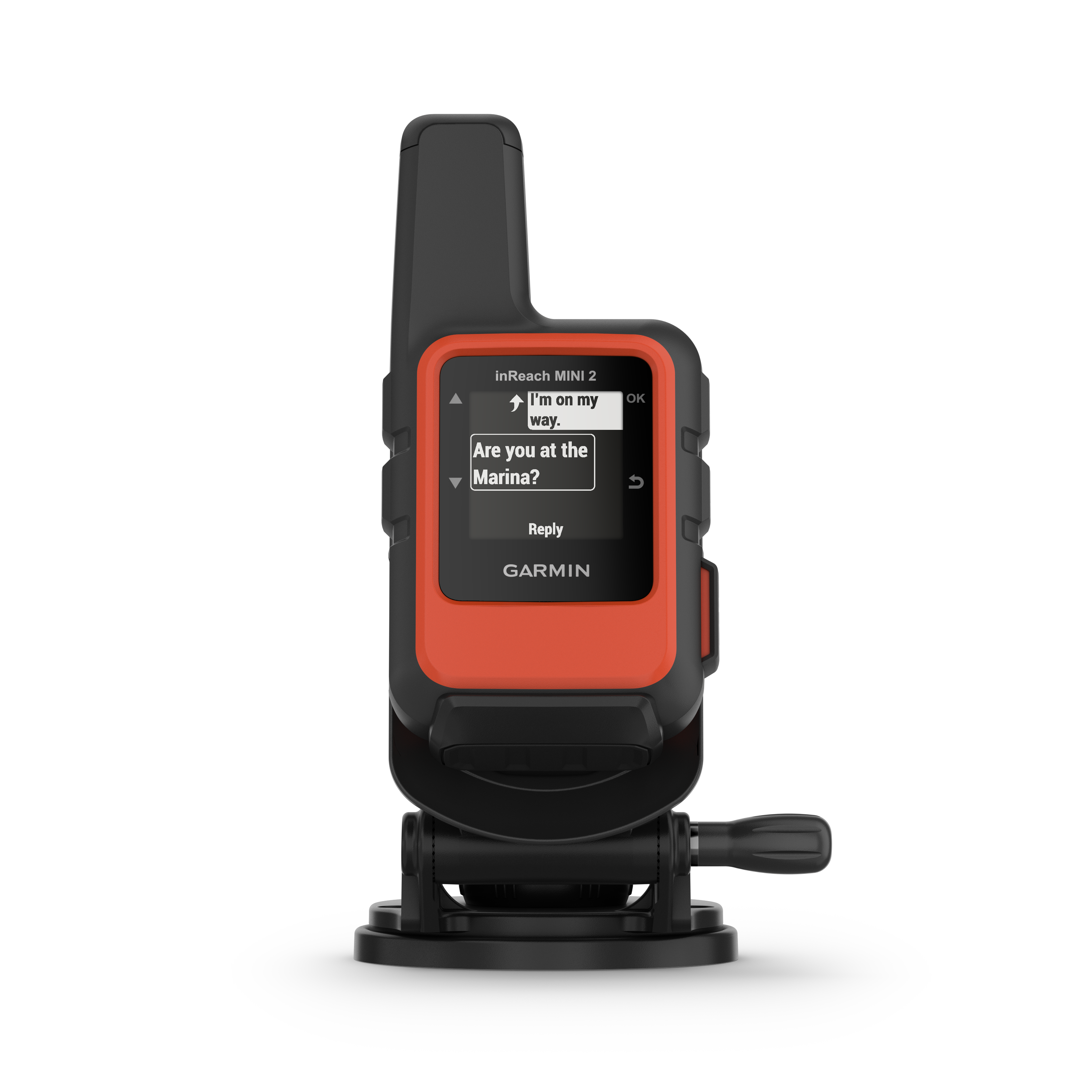 Garmin inReach Mini 2 Red Marine Satellite Communicator Device - Bundle