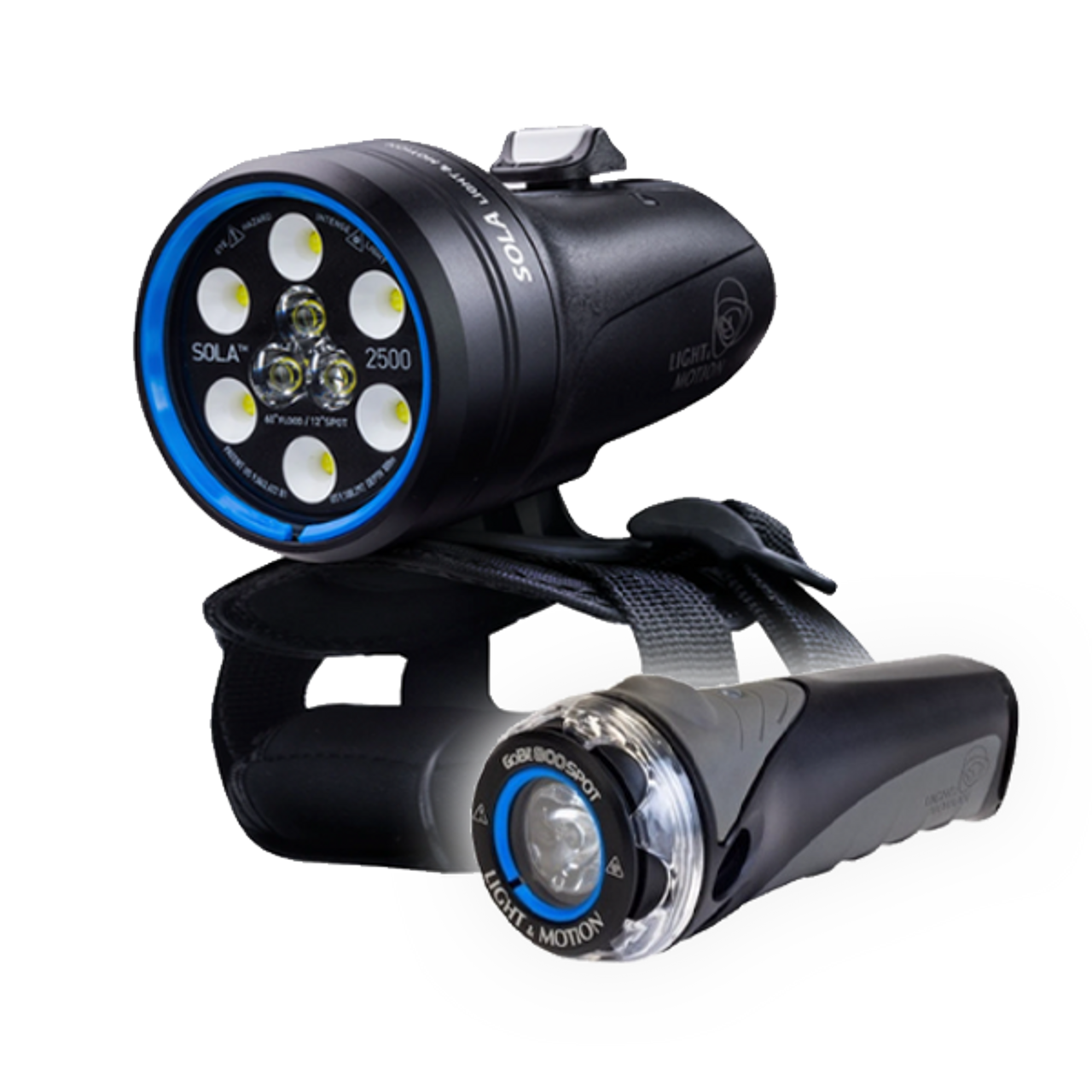 Light & Motion SOLA Dive 2500 S/F Combo with GoBe 800 Spot