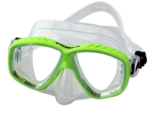 Promate Quality 2-Lens Double Edge Skirt Mask Prescription Lens Optional
