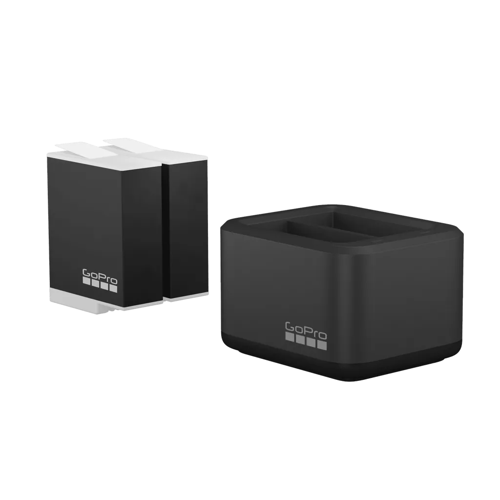 GoPro Dual Battery Charger + Battery For Hero9 to 12