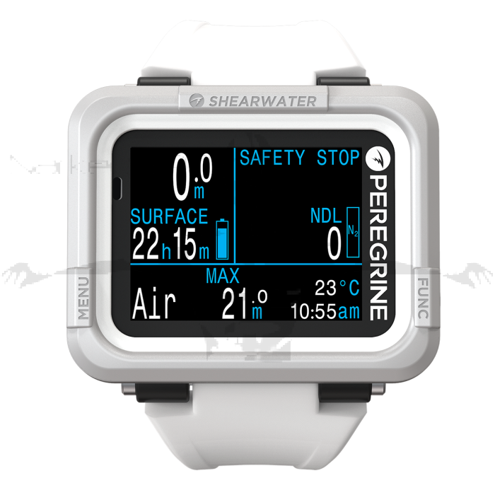 Shearwater PEREGRINE Adventures Edition Dive Computer - Air, Nitrox, 3 Gas