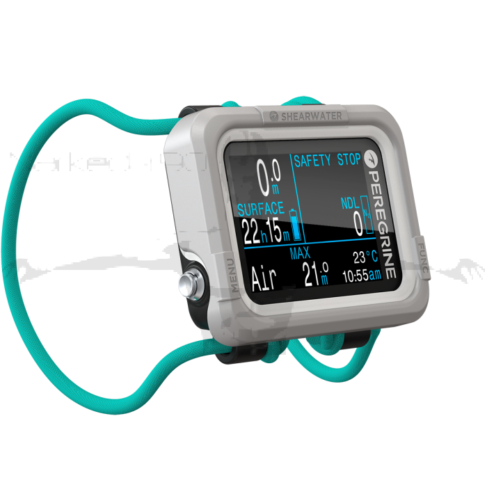 Shearwater PEREGRINE Adventures Edition Dive Computer - Air, Nitrox, 3 Gas