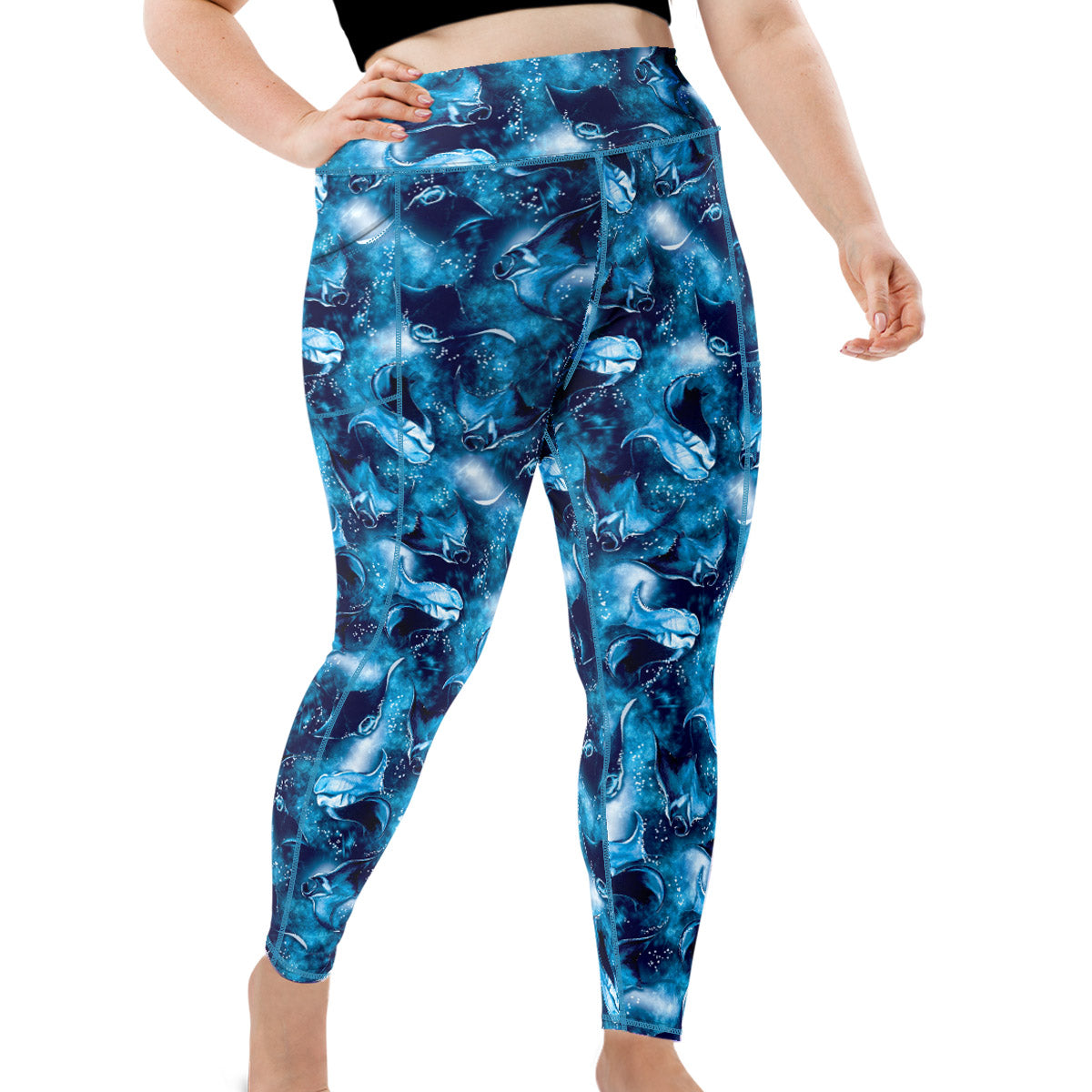 Spacefish Army Womens Manta Mayhem Leggings