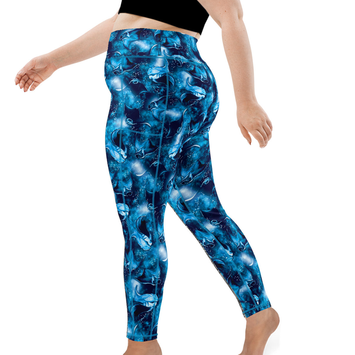 Spacefish Army Womens Manta Mayhem Leggings