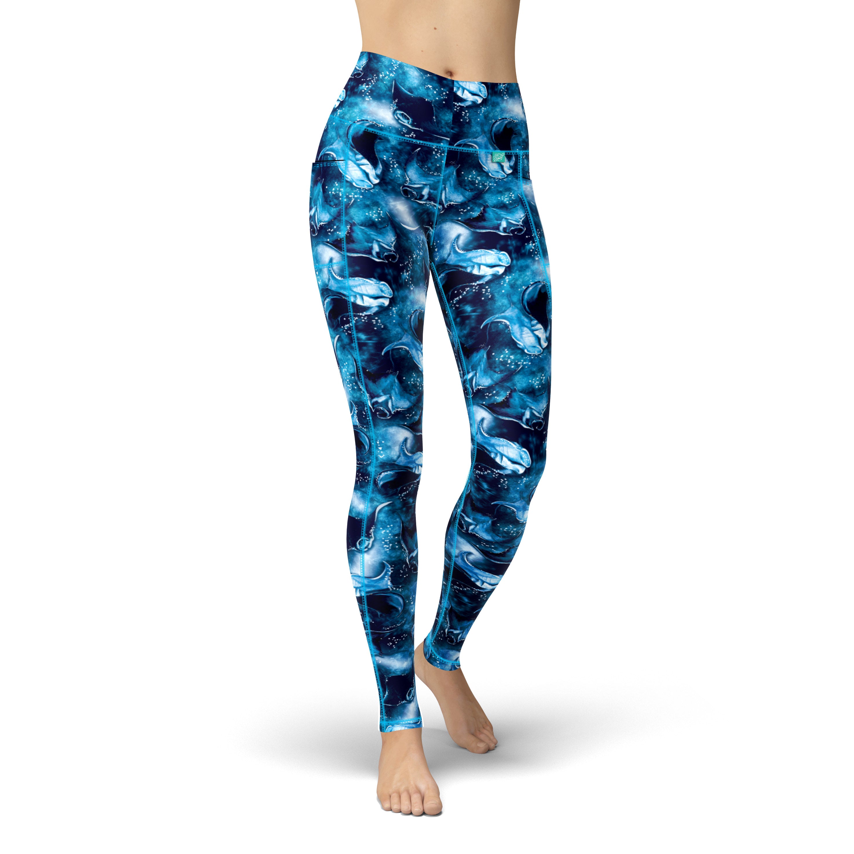 Spacefish Army Womens Manta Mayhem Leggings