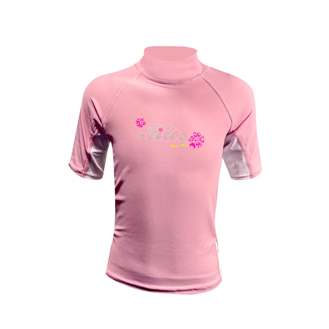 Tilos Kids Short Sleeve Rash Guard UV Protection, Surfing, Swimming